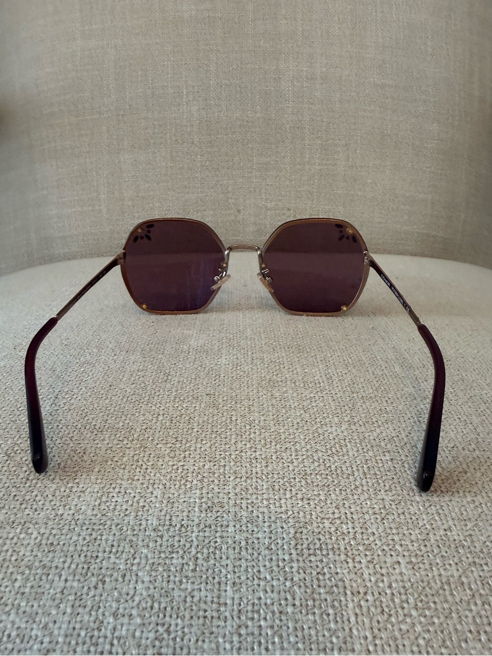 Coach Prairie Rivets Hexagon Sunglasses - Picture 3 of 10